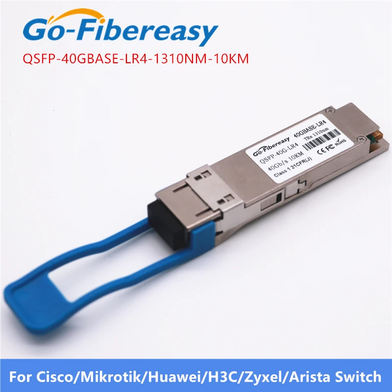 40Gb QSFP+ волоконно-оптический модуль QSFP-40G-LR4 совместимый 40GBASE-LR4 и OTU3 QSFP+ 1310nm 10 км LC DDM модуль приемопередатчика