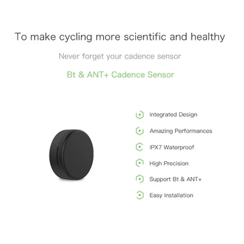 

CYCPLUS Wireless BT & ANT+ Bike Bicycle Cadence Sensor IPX7 4g Ultra-small Computer Speedometer