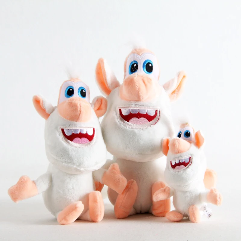 

Russia White Cooper Happy Pig Plush Toys Cute Anime Cartoon Booba Buba Plush Dolls For Children Gift