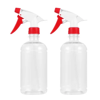 

2Pcs 500ml Disinfectant Sprayer Ethyl Alcohol Spray Bottle Plastic Alcohol Pot Liquid Container Random Nozzle Color Transparent