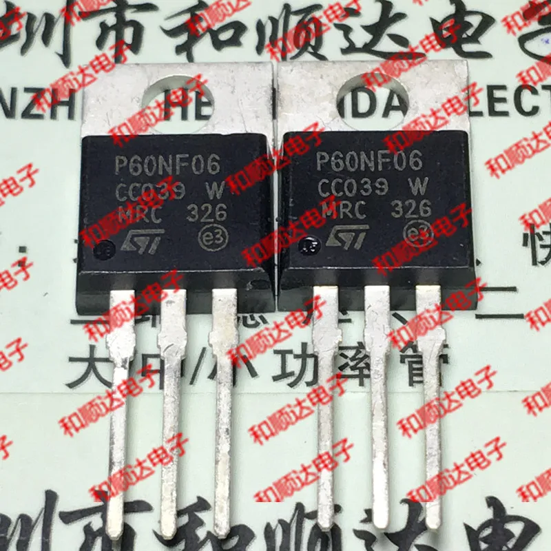 /5 шт/STP60NF06 P60NF06 TO-220