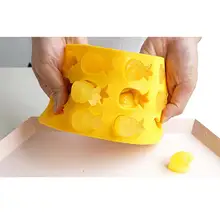 Формы ананас антипригарный силиконовый Конфеты формы для шоколада DIY мыло Плесень для домашней кухни(желтый