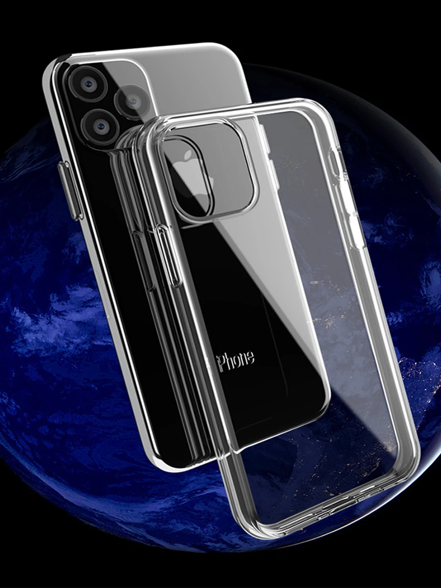 Простой однотонный Прозрачный чехол для телефона подходит iphone6 6 s plus 7 8 iphone7 8plus x xs