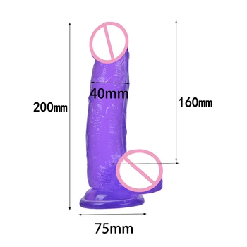 Transparent Dildos for Women Sex Adults Toys Realistic Dildo Suction Cup Big Dildo for Women Consolador Penis Realistico Woman 5