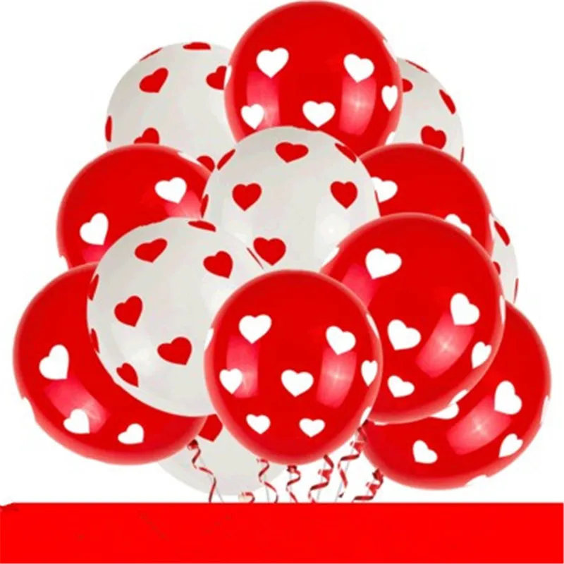 

10Pcs Birthday Balloons 12 Inch 2.8g Latex Heart-shaped Balloon Thickening Pearl Party Balloon Kid Child Toy Wedding Ballons