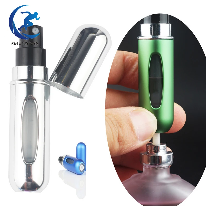 

5ml Fashion Mini Refillable Perfume Bottle Canned Air Spray Bottom Pump Perfume Atomization for Travel needs