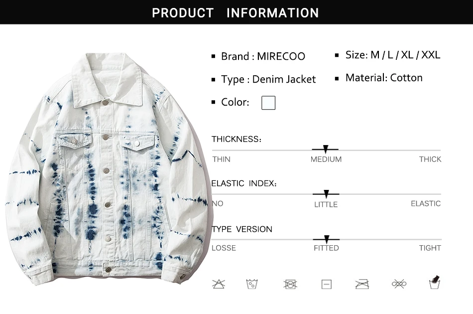 Мужская джинсовая куртка с принтом Tie Dye Ink, Мужская ковбойская куртка с отложным воротником, мужские куртки и пальто в стиле хип-хоп, верхняя одежда