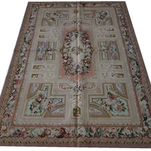 Ковер aubusson ручной работы, винтажная панель, антикварная, 19 век, список