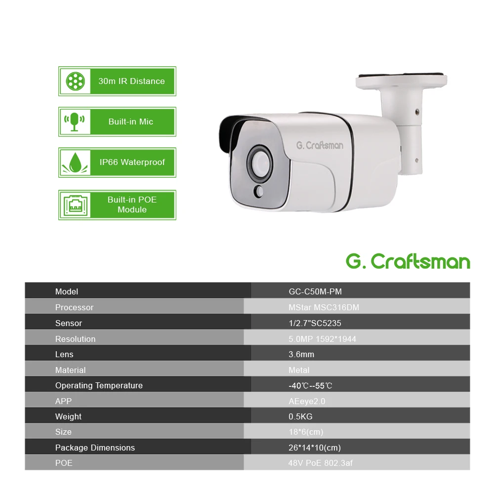 16ch 5MP Audio POE Kit H.265 System CCTV Security NVR Outdoor Waterproof IP Camera Surveillance Ala