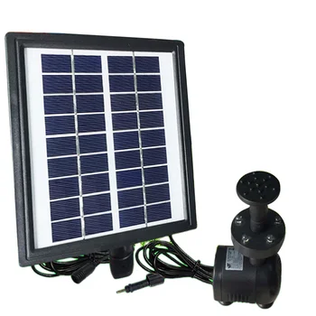 

LED Solar Water Pump Standing Submersible Water Fountain for Spout Patio Aquarium Fountains