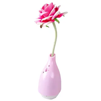 

Artificial Rose Vase Air Freshener Purification Bottle Home Oxygen Decor