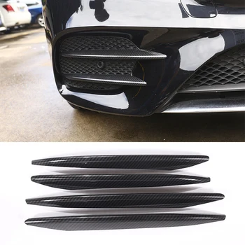 

ABS Plastic Carbon Fiber Car Front Fog Lamp Cover Trim For Mercedes Benz E Class W213 2016 2017 E43 AMG Accessories