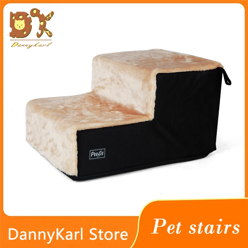 

Pet Dog Stairs 3 Step Stairs Small Dog House for Puppy Dogs Puppy Dog Pet Cat Stairs Anti-slip Removable Stairs Bed Pet Supplies