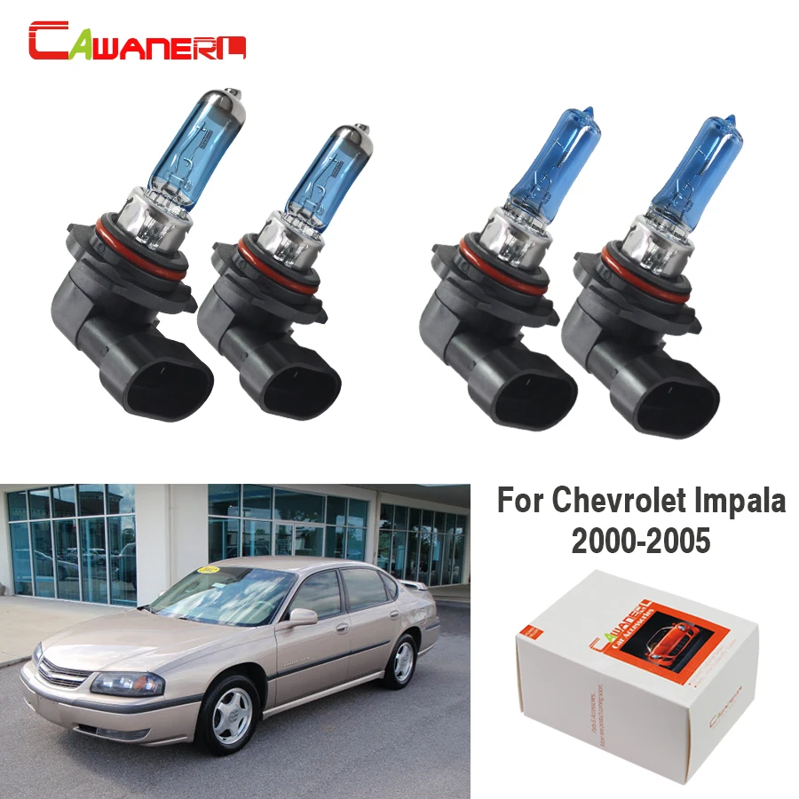 Cawanerl Per Chevrolet Impala Berlina 2000-2005 100W 9006 9005 Car Styling Lampada Alogena Lampada Alogena 12V 2 Paia