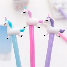 

5Pcs Cute Unicorn Neutral Pen Treat Kids Birthday Baby Shower Party Favors Wedding Bridesmaid Guest Giveaway Valentines Day Gift