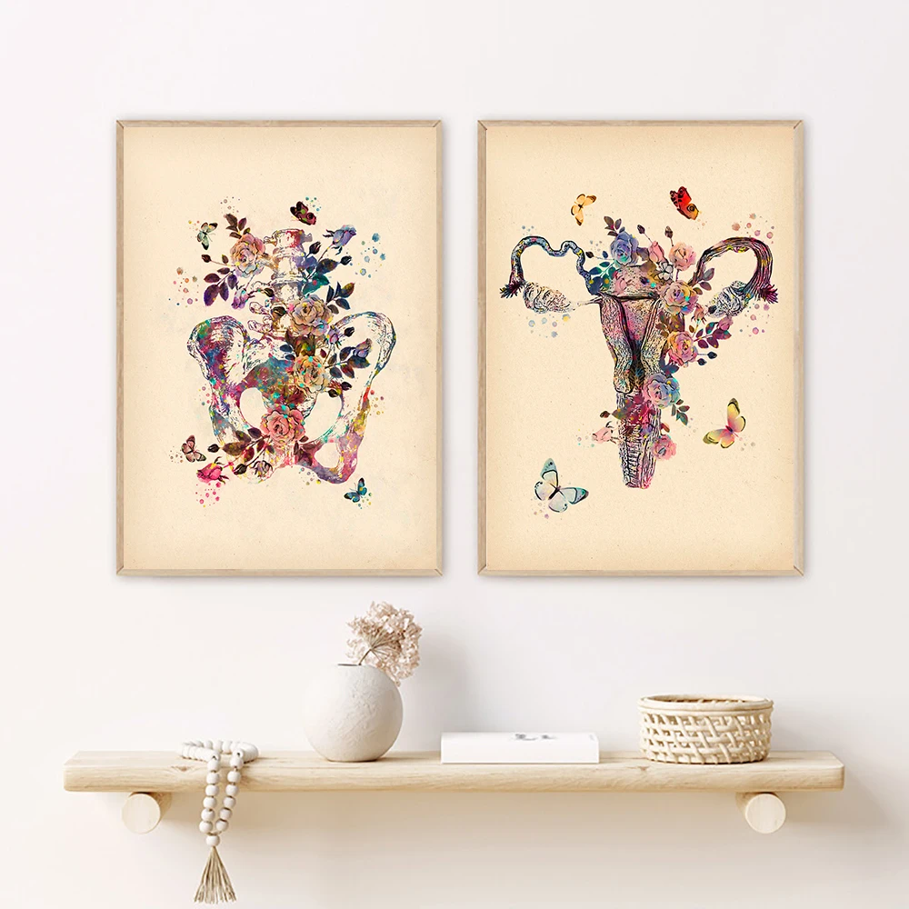 Floral-Woman-Anatomy-Print-Wall-Art-Midwife-Gift-Gynecologist-Medical-Education-Poster-Canvas-Painting-Pictures-for (2)