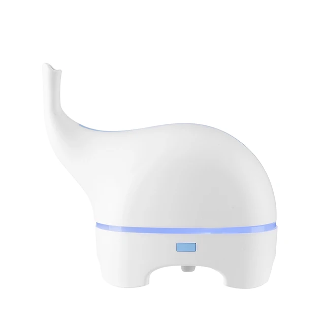 Diffusore di aromi USB, elefante divertente, DC 5V, diffusore di oli essenziali a ultrasuoni, LED colorato, umidificatore, nebulizzatore, umidificatore portatile_voghion.com