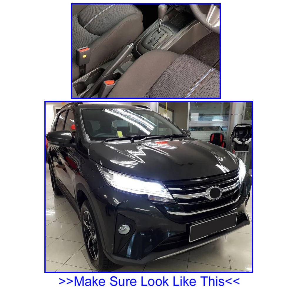 Для Perodua Aruz- коробка для хранения подлокотник интерьера двухслойный черный кожаный пепельница украшения