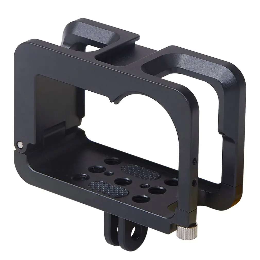 

For Dji Action Camera Metal Cage Vlog Camera Protection Case Anti-Drop Dustproof Camera Protection Cover