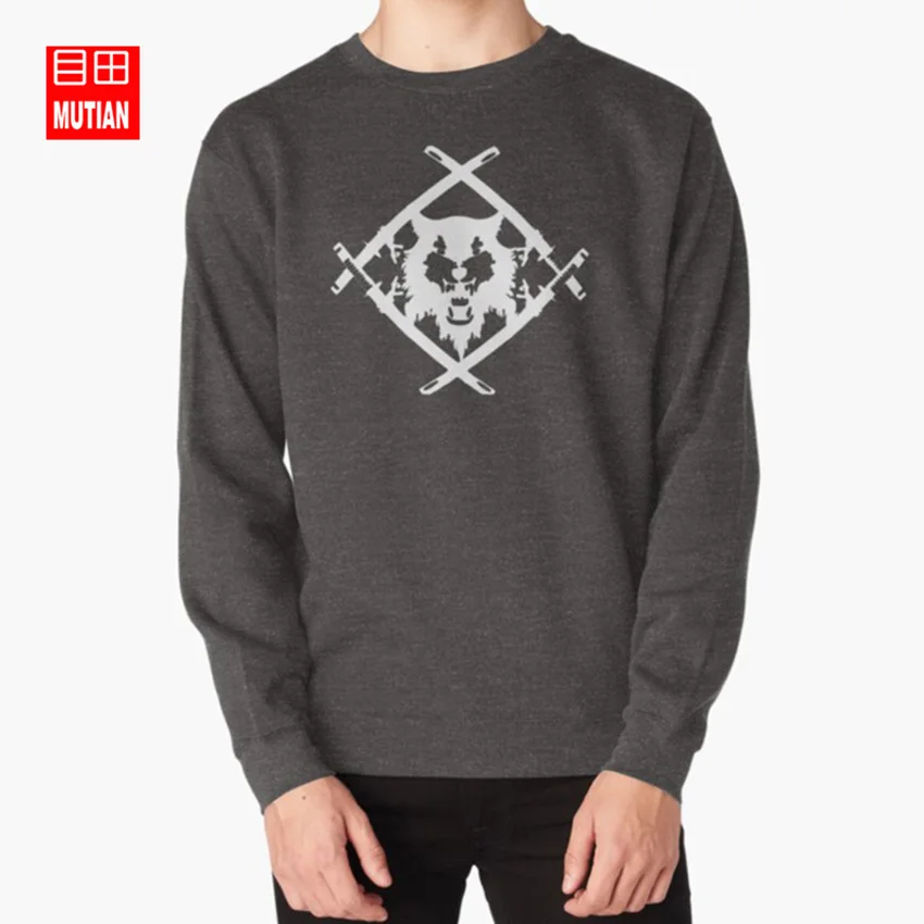 Xavier Wulf Black hoodies sweatshirts xavier wulf water boys project x cloud rap hiphop wolf swag sad boys drake asap rocky - Цвет: darkgrey-sweatshirt