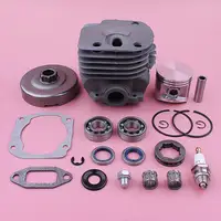 50mm Cylinder Piston Top End Rebuild Kit For Jonsered 2065 2165 2071 2171 Chainsaw w Sprocket Rim Needle Bearing Oil Seal Gasket 2