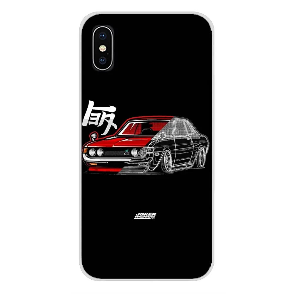 Для Apple IPhone X XR XS MAX 4 4S 5 5S 5C SE 6 6S 7 8 Plus, ipod touch 5 6 модных рубашек автомобили для дрифта авто аксессуары JDM-сумка для мобильного телефона - Цвет: images 5