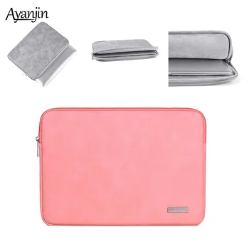 

2020 New Fashion Laptop Sleeve Bag For Macbook Air 13 Touch ID 2018 Pro 13 14 15 bags Case For Xiaomi 13.3 15.6 notebook Cover