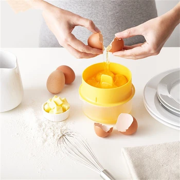 

Creative Egg Separator Egg White Yolk Filter Baking Accessories For Kitchen Egg Divider With Collecting Bowl Cooking Tools