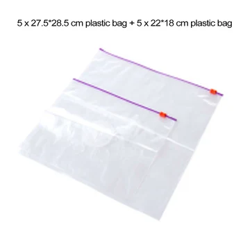 

10pcs Reusable Heating Freezing Large/small Kitchen Accessories Food Fresh Seald Storage Bag Zipper Type