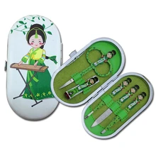 5 комплектов, набор для ногтей, ножницы для бровей, триммер для носа, маникюрные инструменты для макияжа, ножницы для ногтей, ножницы для кутикулы, резак для ногтей, маникюрный набор