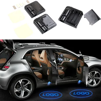 

2PCS Wireless LED Welcome light Car Door Laser Projector Logo Ghost Shadow Light for Ford BMW Audi Car Styling Courtesy lamp