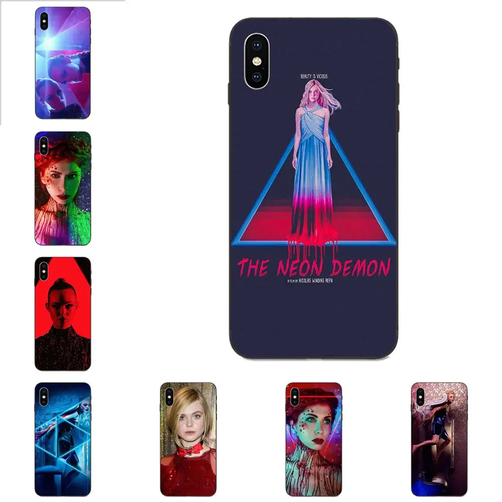 Для Apple iPhone 4 4S 5 5S SE 6 6S 7 8 Plus X XS Max XR мягкий хит продаж неоновый демон | Мобильные