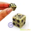 Bescon Old Looking Ancient Bone Dice D6 16mm 12pcs Set, 16mm Six Sided Die (12) Block of Stone Dice 5