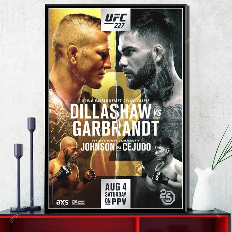 G519 художественный Декор UFC Конор Макгрегор MMA борьба события Горячая игра стены искусства холст Картина шелк плакат