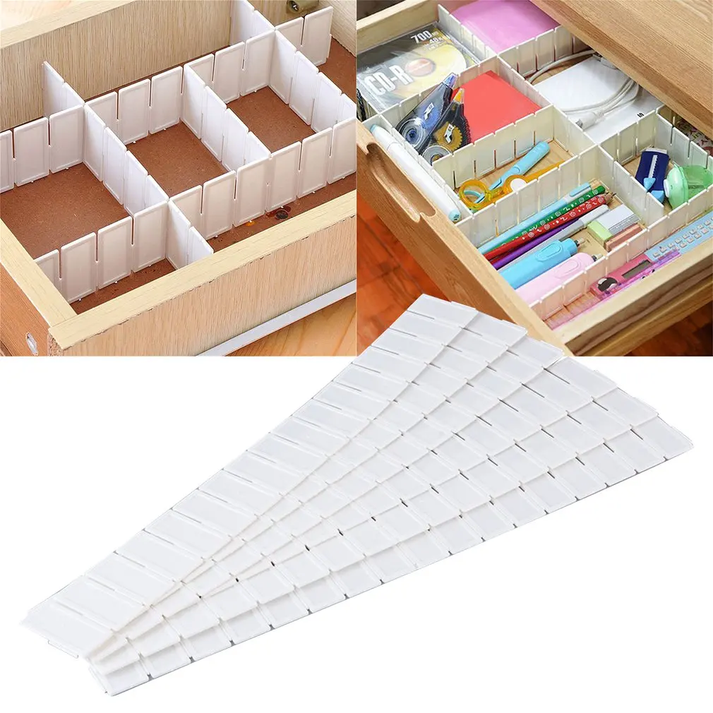 6 шт. ящик-сетка, сделай сам, разделитель, предметы первой необходимости, органайзер для хранения, пластиковый разделитель для стола, ящика, шкафа, компактные инструменты