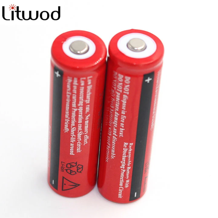 2 шт. Оригинальные аккумуляторы 18650 3 7 В для светодиодных фонариков фар|battery