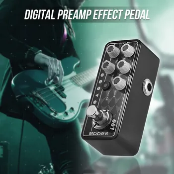 

MOOER MICRO PREAMP Series 001 Gas Station High Gain Digital Preamp Preamplifier Guitar Effect Pedal True Bypass