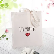 Текстовый дизайн холщовая вместительная сумка для покупок сумка на заказ Печать Логотип DIY экологическая многоразовая утилизация ежедневного использования