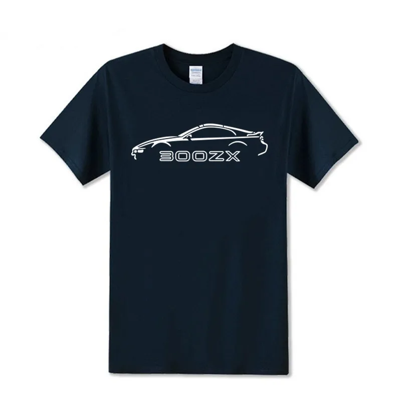 100% хлопок мужская футболка XS 3XL Nissan 300ZX японский классический автомобиль контур