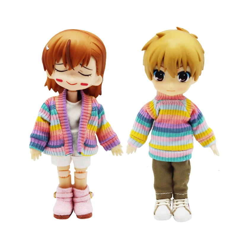 Colored Coat&Top Is Suitable for 1/12 BJD and OB11，obitsu11,,YMY,GSC Clay Toy Clothes Accessories