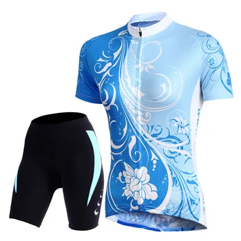 

New Women's Summer Breathable Riding ClothesOutdoor Riding Bike Cycling Jersey Set Cycling Clothings Quick Dry UV Protection