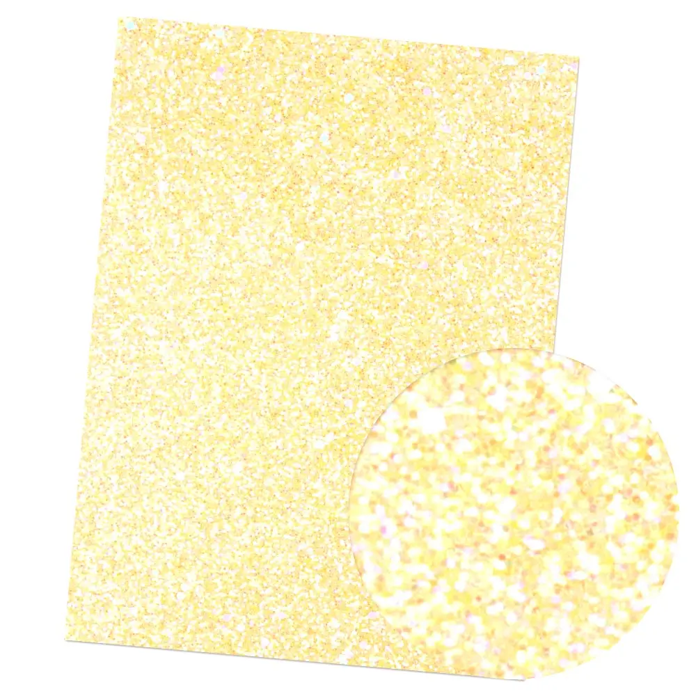 22*30 см блестящий кожаный Лист Лазерная проволока блестящая ткань для бант ручной работы искусственная кожа Материал DIY вечерние аксессуары для декора - Цвет: 640 yellow sequin