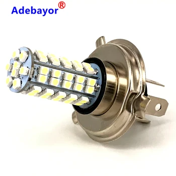 

20 pcs H4 Bulb Car styling 68 LED SMD Fog Light Lamp Headlight 1210 3528 68 smd 12V White