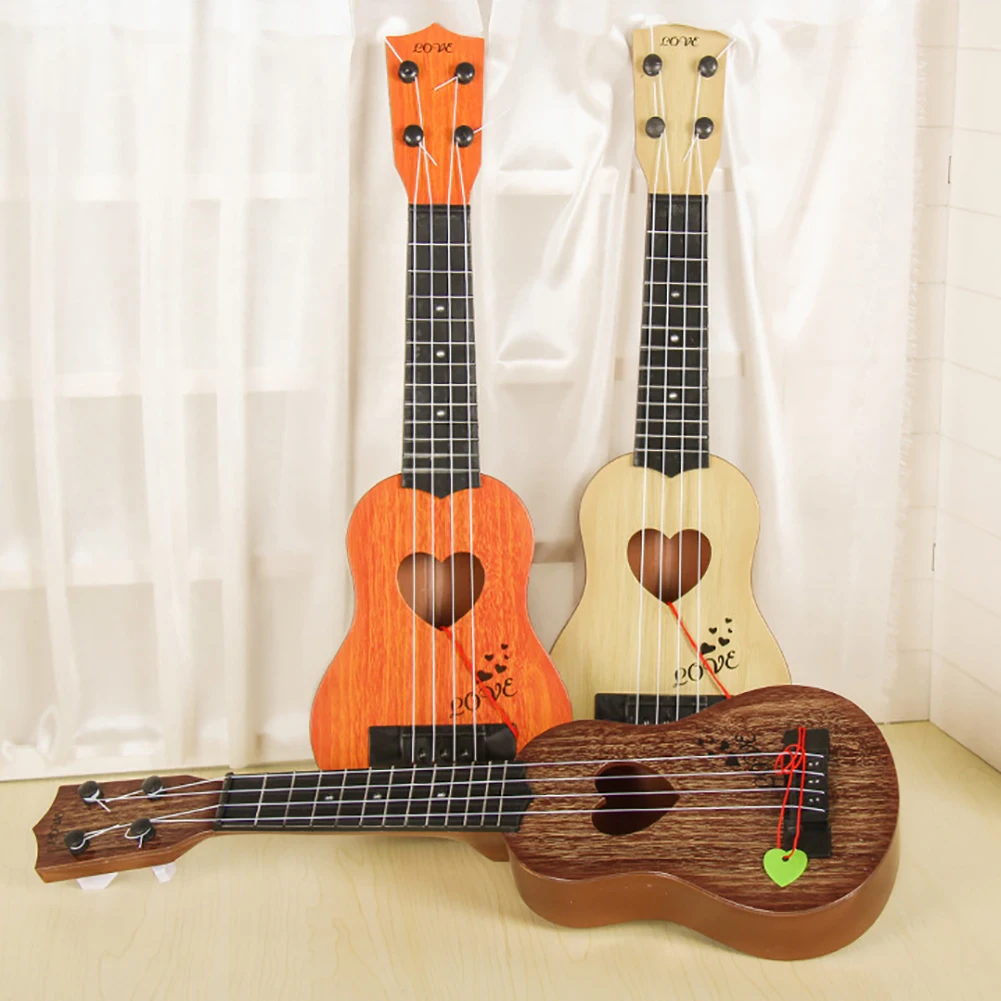 Классические мини-гитары укулеле с четырьмя струнами, музыкальный инструмент для детей, подарок для любителей музыки, развивающие игрушки для детей