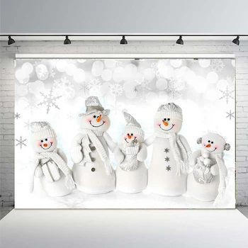 

Christmas Backdrops Snowman Christmas Snowman for Studio Photography Backgrounds for Photo Studio