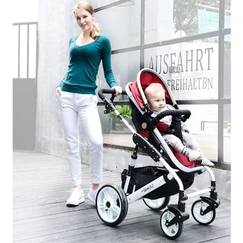 

Yoya High landscape three-in-one adjustable angle foldable shock absorber stroller （Free Shipping in most countries）
