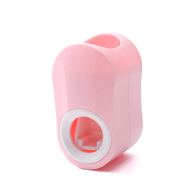 Pink ONEUP Автоматический Дозатор для зубной пасты настенный пылезащитный соковыжималка для зубной пасты держатель для зубной пасты аксессуары для ванной комнаты - Цвет: Pink