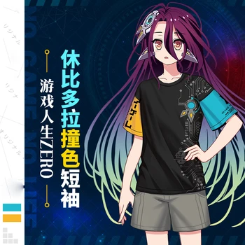 

Anime NO GAME NO LIFE Shuvi Dola Cosplay Summer Men Women Student T-Shirt Tee Tops Short sleeve Casual Creative Costume
