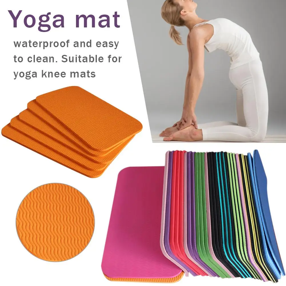 caviglia cuscino per l'equilibrio sportivo per proteggere ginocchia cuscinetto in ginocchio comodo supporto per yoga gomito mano TOBWOLF 2 ginocchiere da yoga 20 x 20 cm antiscivolo in schiuma per yoga 