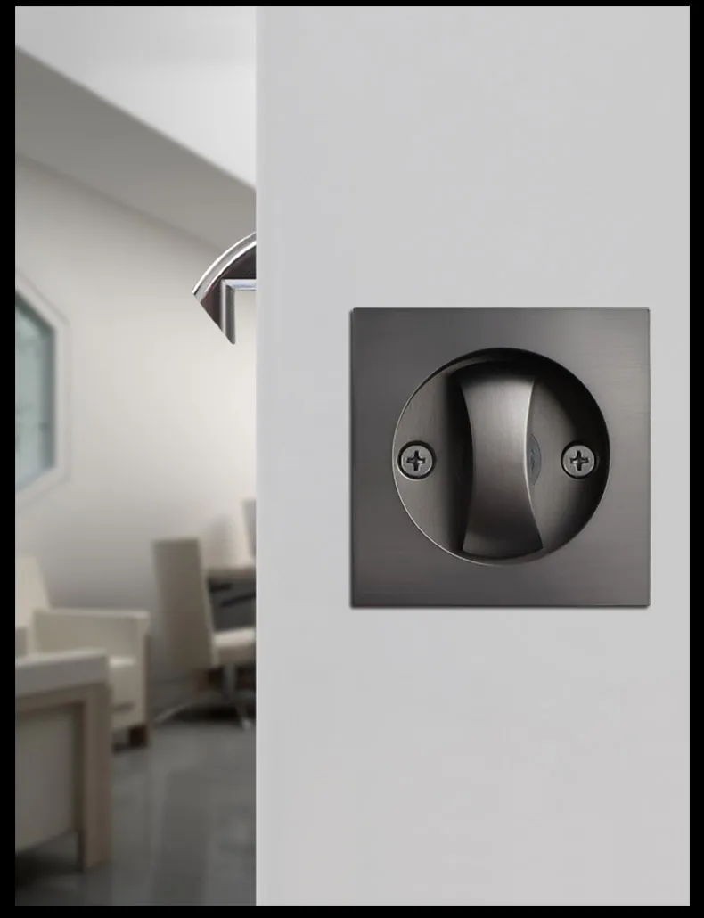 TOP KNORR-Fechadura da porta deslizante sem Keyless,